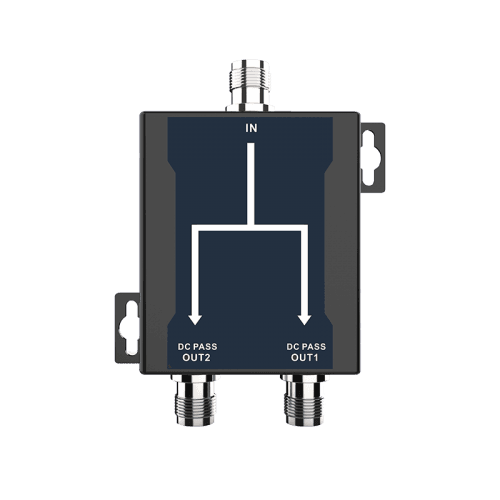 Audio Equipment Two-Way Passive Antenna Splitter β Two-Way Passive Antenna Splitter shares RF feed paths without requiring external power for Audio Equipment in UAE