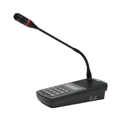 Intercom IP Intercom Microphone β IP Intercom Microphone adds flexible gooseneck paging for front-desk communication for Intercom Systems in UAE