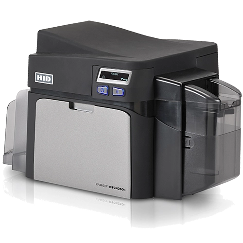 HID Fargo DTC4250e — HID Fargo DTC4250e provides high-capacity direct-to-card printing for medium and large organizations for ID Card Printers in UAE