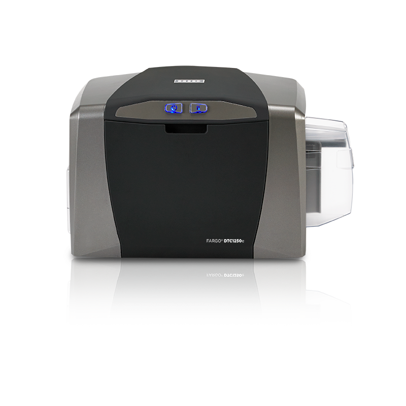 HID Fargo DTC1250e — HID Fargo DTC1250e is a compact direct-to-card printer for low- to mid-volume badge issuance for ID Card Printers in UAE
