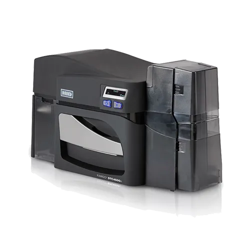HID Fargo DTC4500e — HID Fargo DTC4500e is an enterprise card printer with inline lamination and high-volume throughput for ID Card Printers in UAE