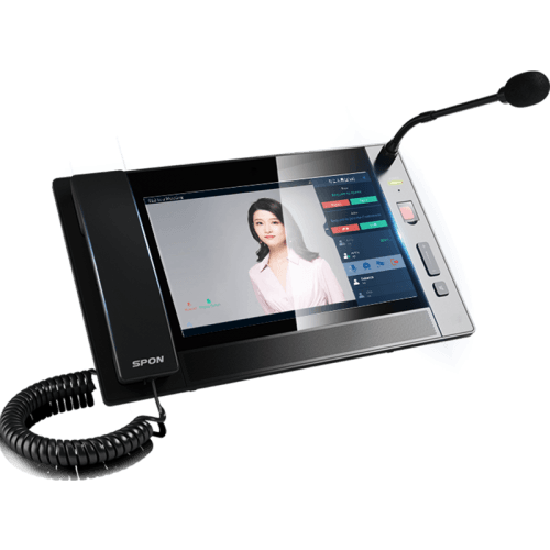 PA System Network Video Paging Console — Network Video Paging Console combines touchscreen dispatch, visual control, and two-way paging functions for PA Systems in UAE