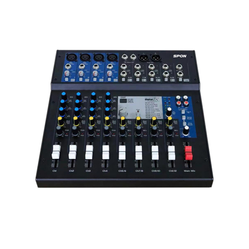 Pro Audio 12-Channel Analog Mixing Console β 12-Channel Analog Mixing Console suits compact events, classrooms, and small install projects for Professional Audio in UAE