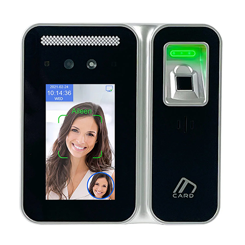 Timy TM-AI24F — Timy TM-AI24F dynamic face and fingerprint terminal with 10,000-face capacity, 7-inch IPS display, and USB backup for mid-size facilities for Time Attendance in UAE
