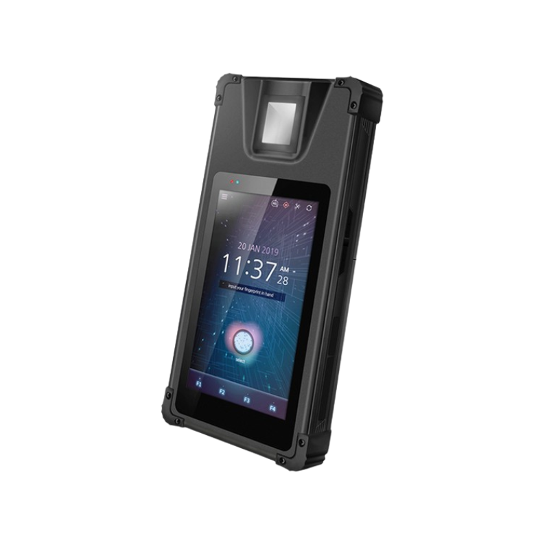 UnionCommunity UBio Tablet5 — UBio Tablet5 portable Android biometric tablet with 5-inch touch display for field enrolment, fingerprint verification, and mobile attendance for Time Attendance in UAE