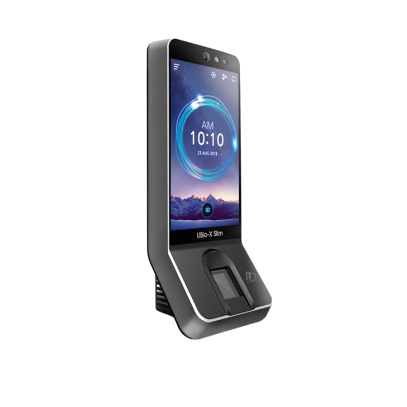 UnionCommunity UBio-X Slim — UBio-X Slim ultra-thin fingerprint attendance terminal with FBI PIV FAP20 sensor, NFC, and optional 4G for slim-profile UAE deployments for Time Attendance in UAE