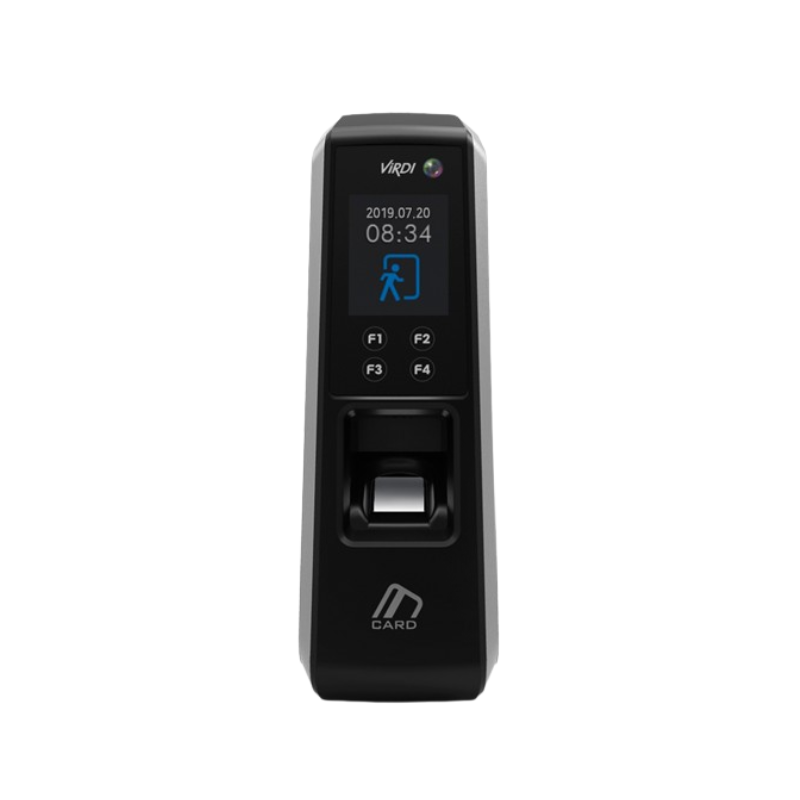 UnionCommunity VIRDI AC2200 — VIRDI AC2200 premium IP65 outdoor fingerprint terminal with embedded camera, Bluetooth mobile key, and 10,000-user capacity for Time Attendance in UAE