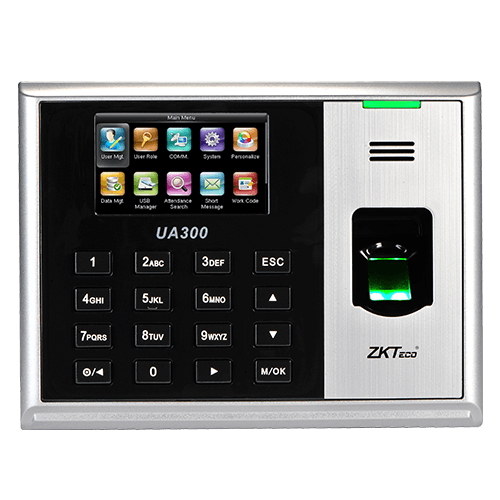 ZKTeco UA300 — ZKTeco UA300 compact fingerprint attendance terminal with quick USB and TCP/IP data sync for Time Attendance in UAE