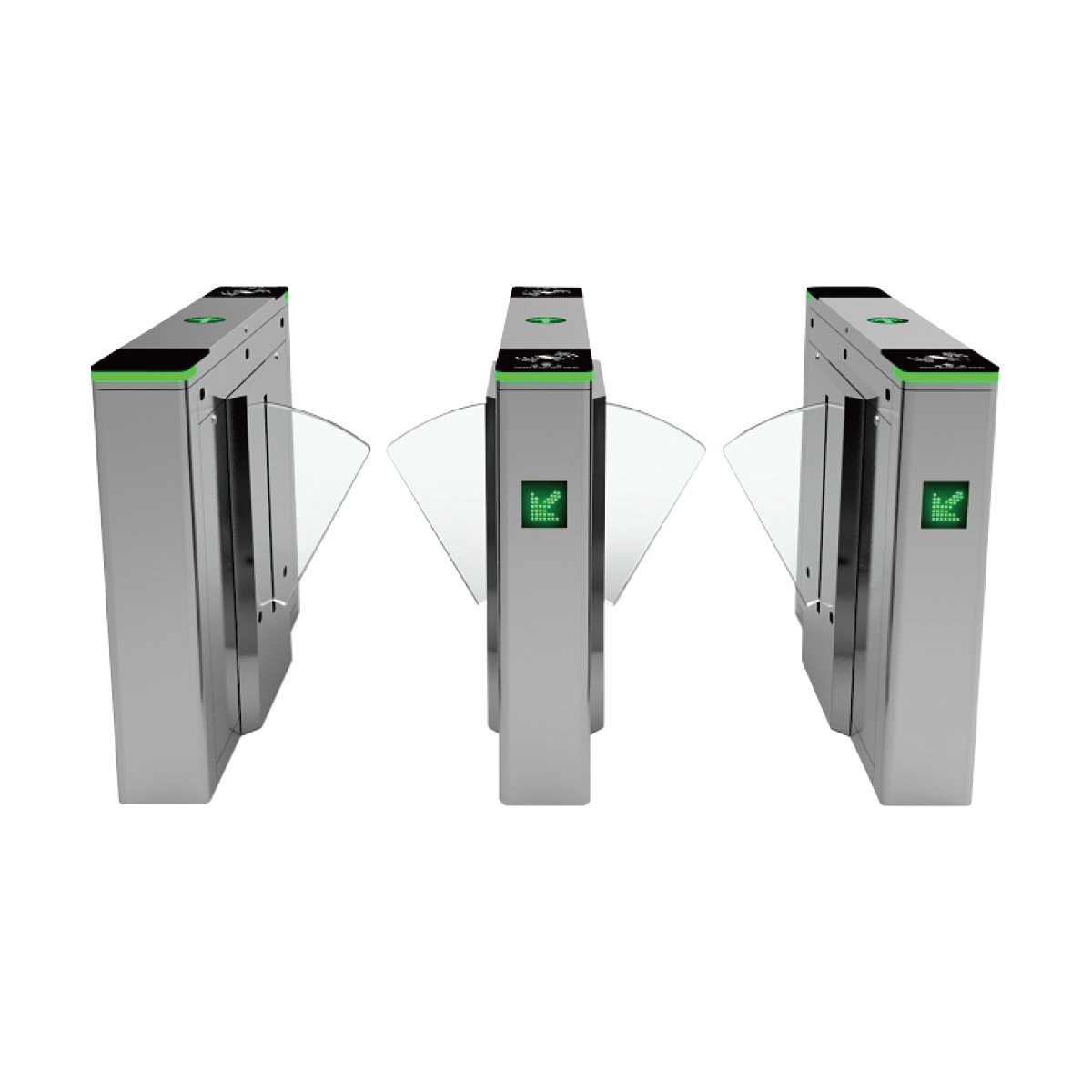 LIDE LD-Y604 Gym Access Control Flap Turnstile — Gym and fitness centre flap turnstile for membership card verification and anti-tailgating at leisure facility entrances for Turnstiles & Speed Gates in UAE
