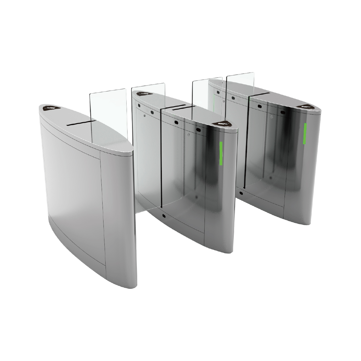 LIDE LD-P404 Motorized Slide Turnstile Speed Gate — Motorized slide turnstile speed gate with glass panels for modern lobby and AFC-integrated transit deployments for Turnstiles & Speed Gates in UAE