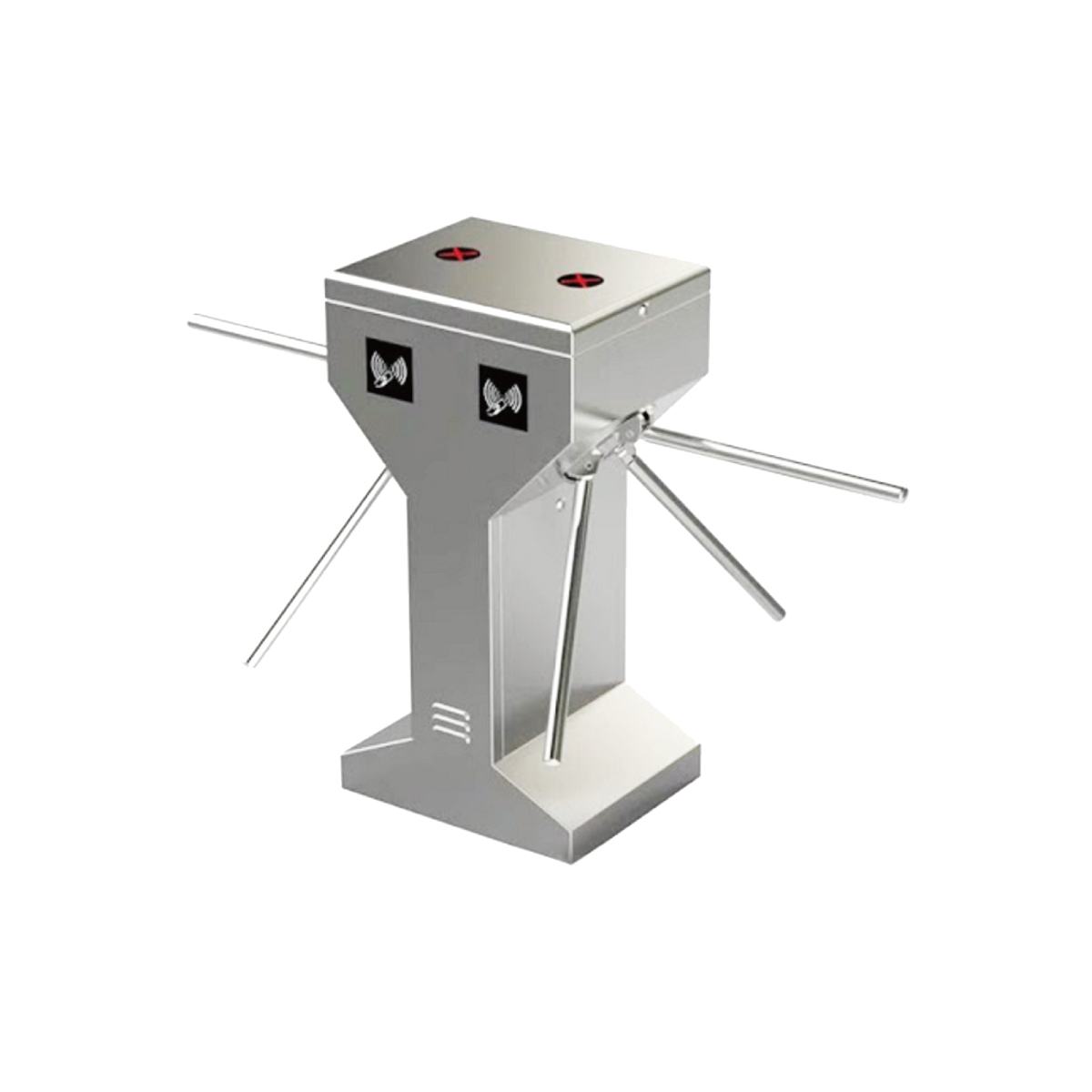 LIDE LD-T303 Dual Lane Waist Height Tripod Turnstile — Compact dual-lane waist-height tripod turnstile for high pedestrian flow in museums, stadiums, and public venues for Turnstiles & Speed Gates in UAE