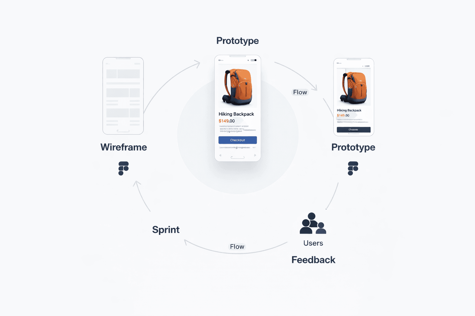 Mobile app design sprint and prototyping for stakeholder validation