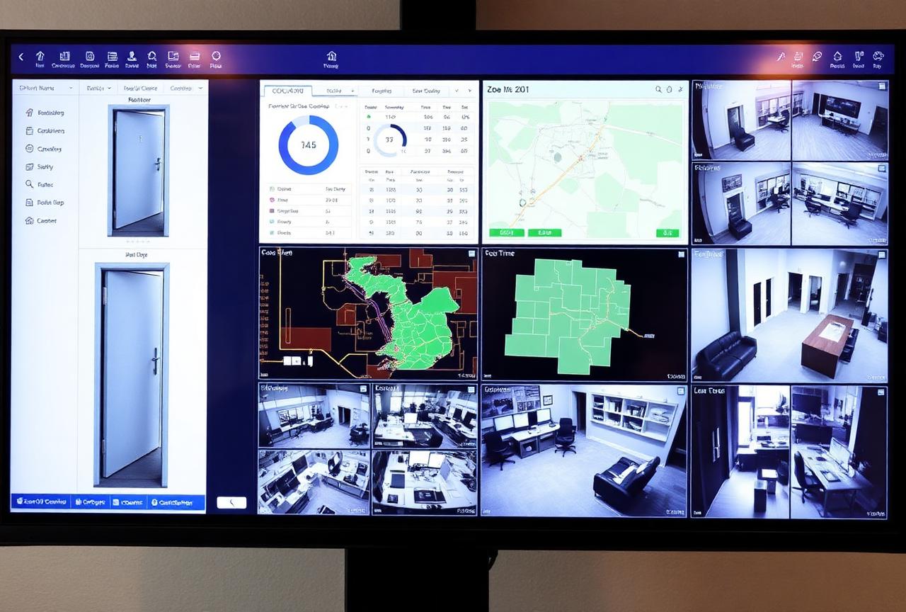 Access control software for centralized door and zone security management in UAE