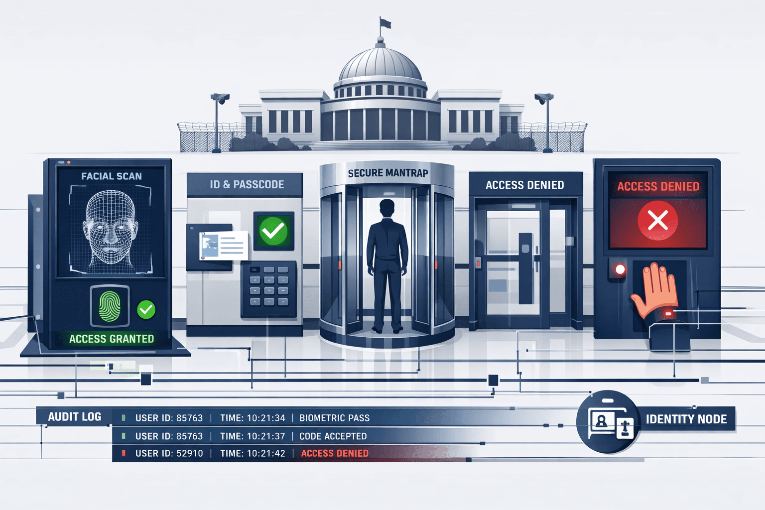 Government & High-Security Buildings for access control system in UAE