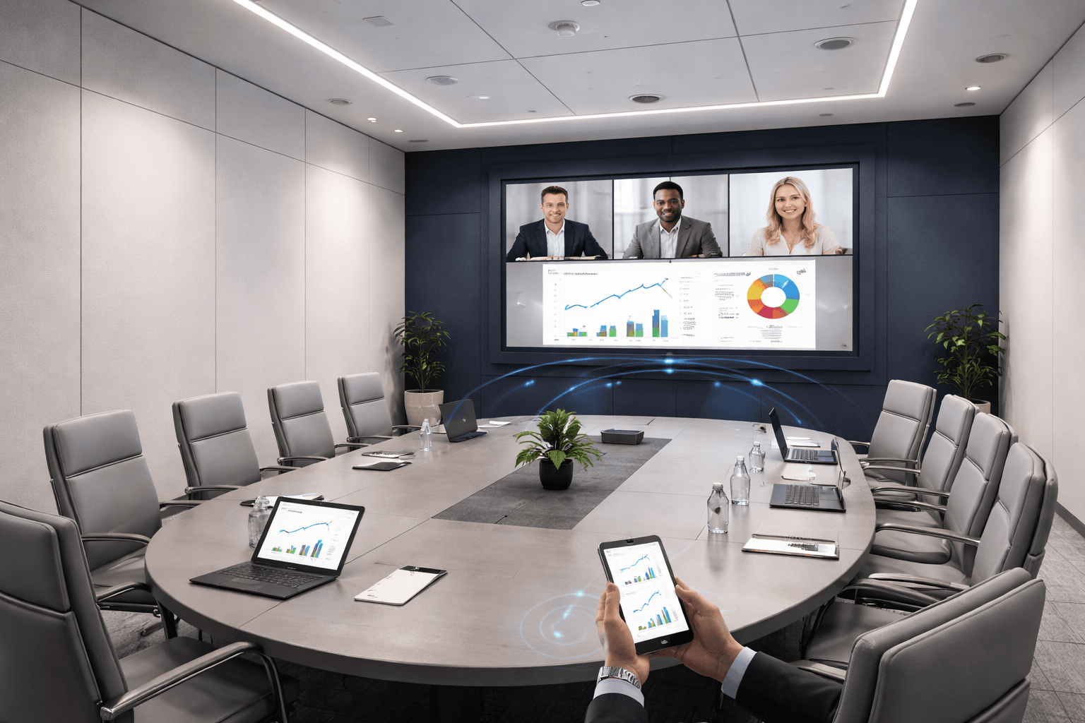 Executive Boardrooms for audio video solutions in UAE
