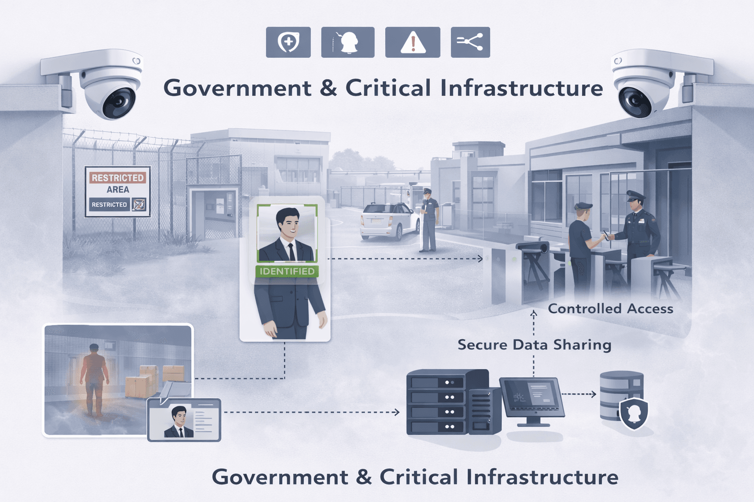 Government & Critical Infrastructure for cctv security & surveillance in UAE