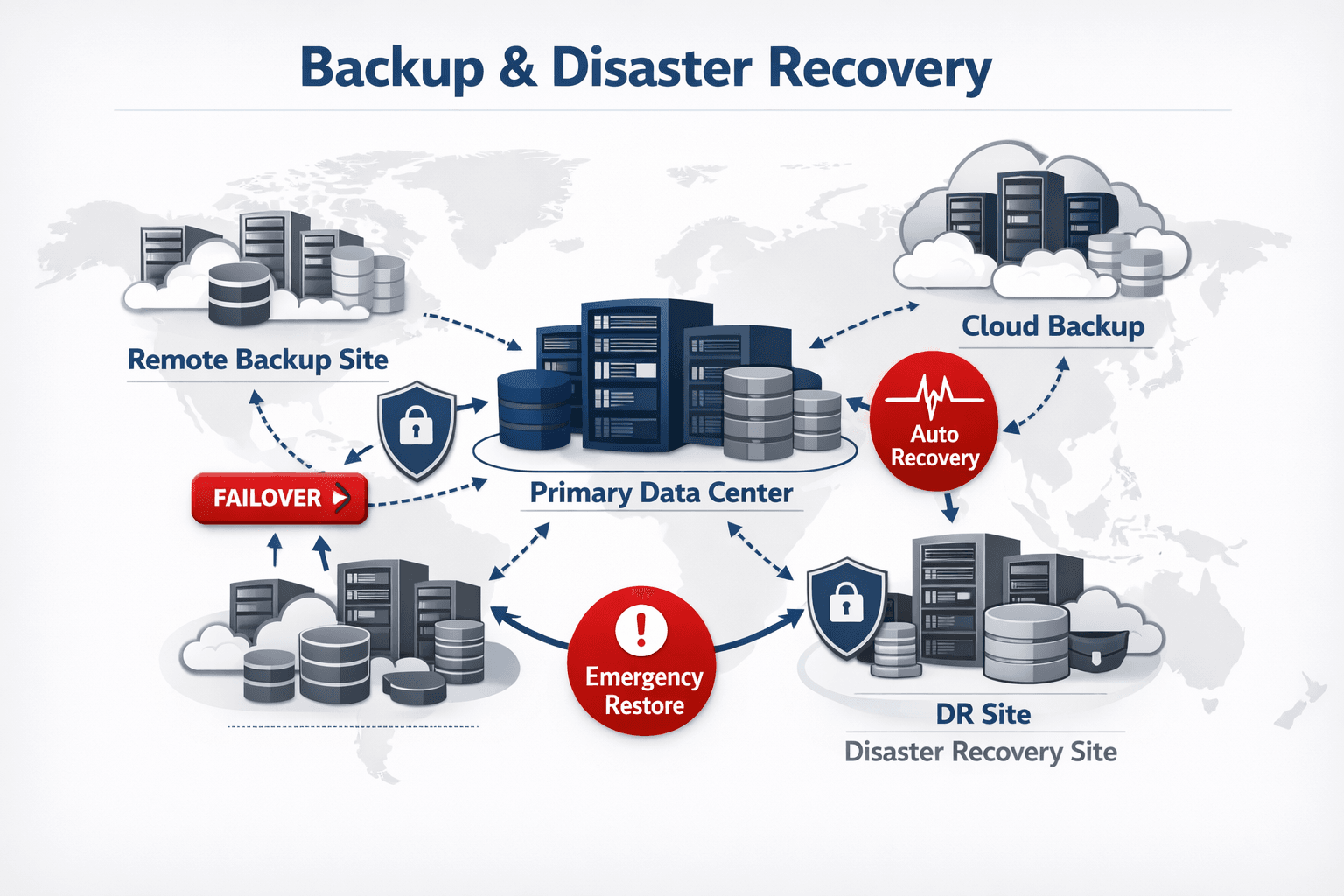 Backup & Disaster Recovery for cloud solutions in UAE