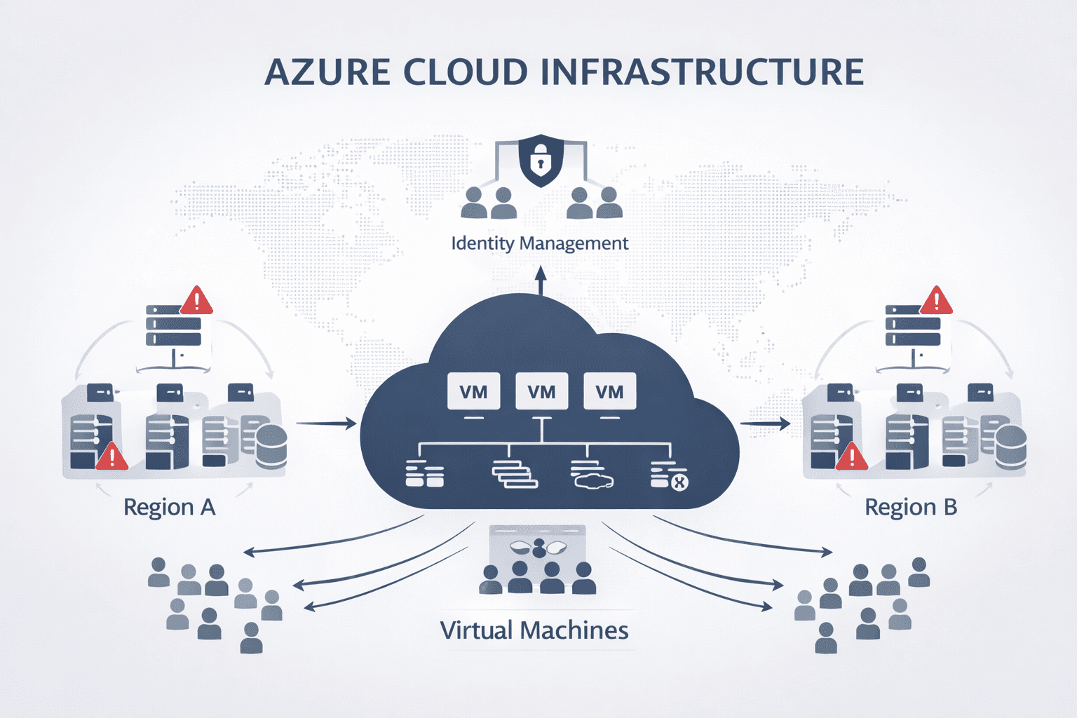 Azure Cloud Infrastructure for microsoft services in UAE
