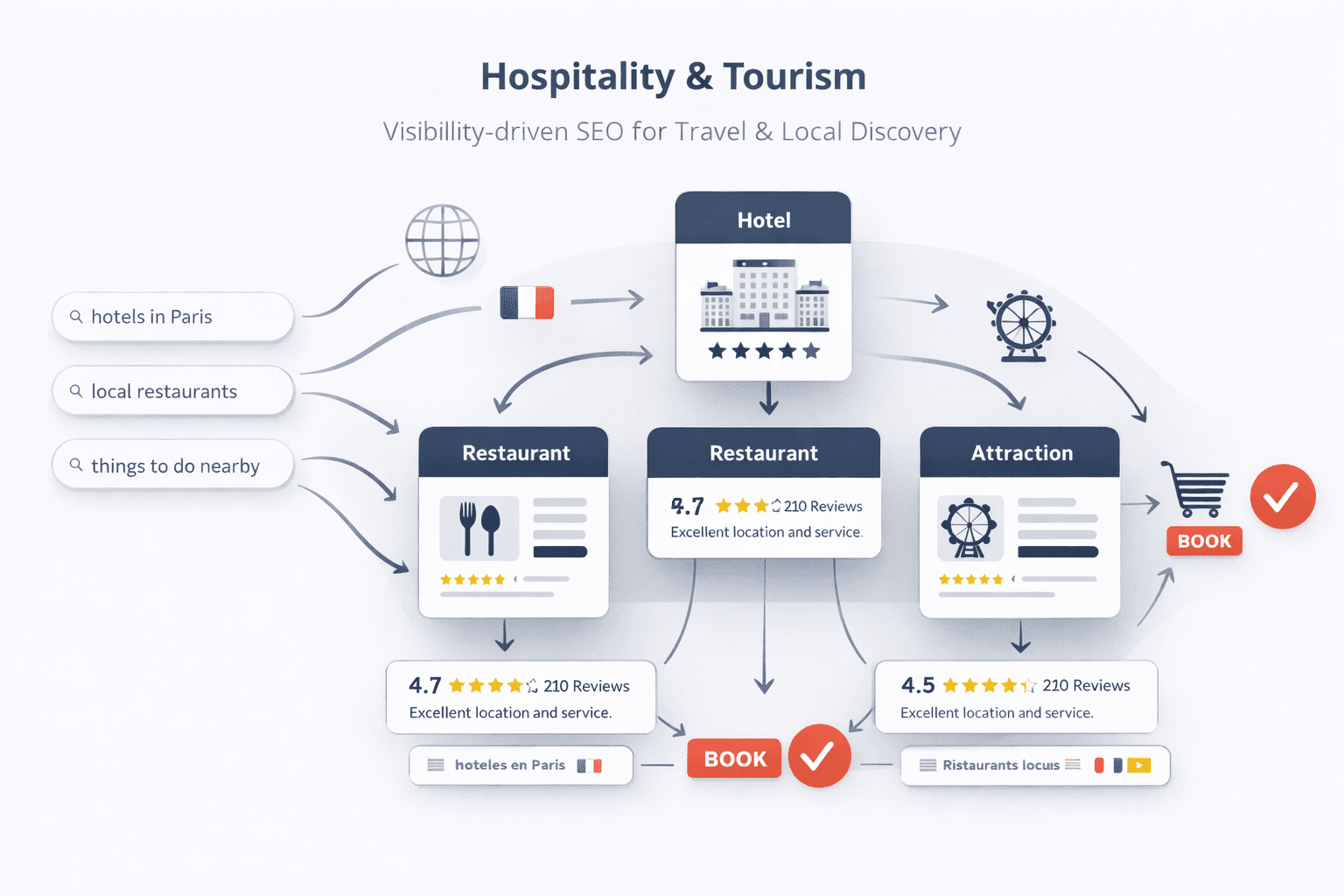 Hospitality & Tourism for seo services in UAE