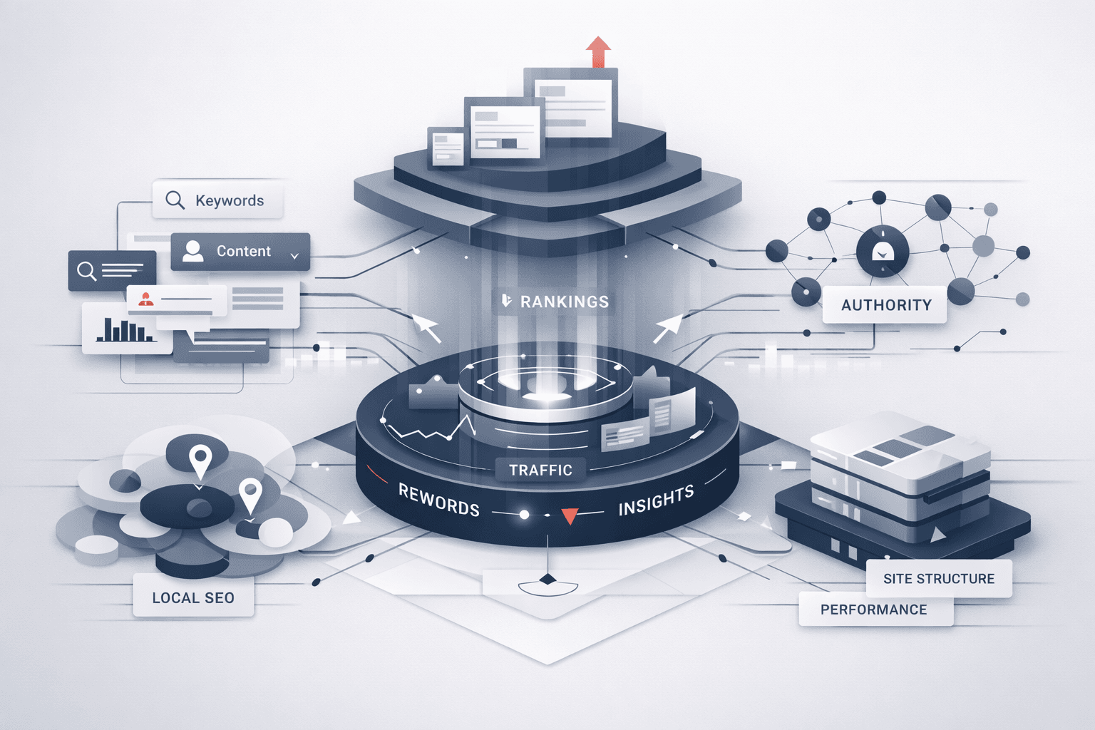 SEO Services overview dashboard for enterprise deployments in UAE