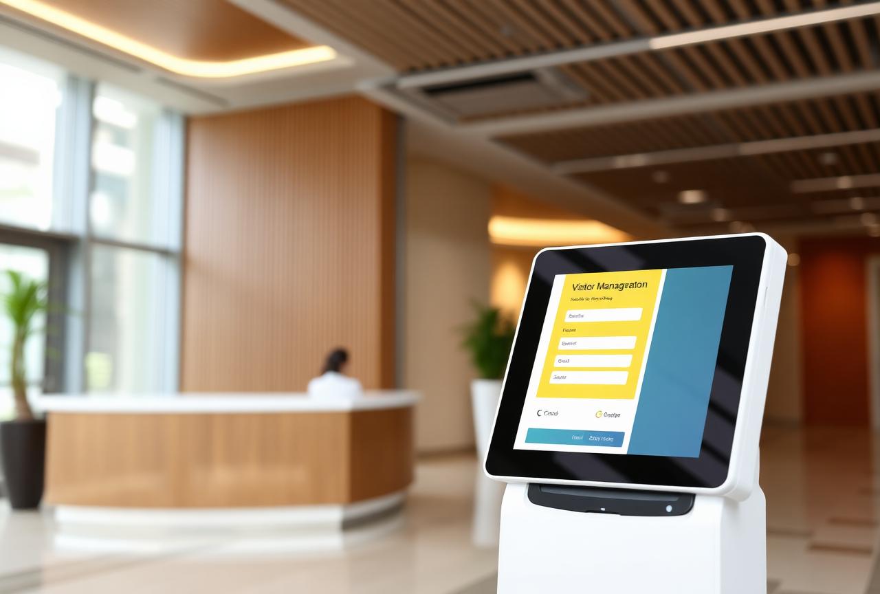 Visitor management software for secure digital check-in and workplace access in UAE