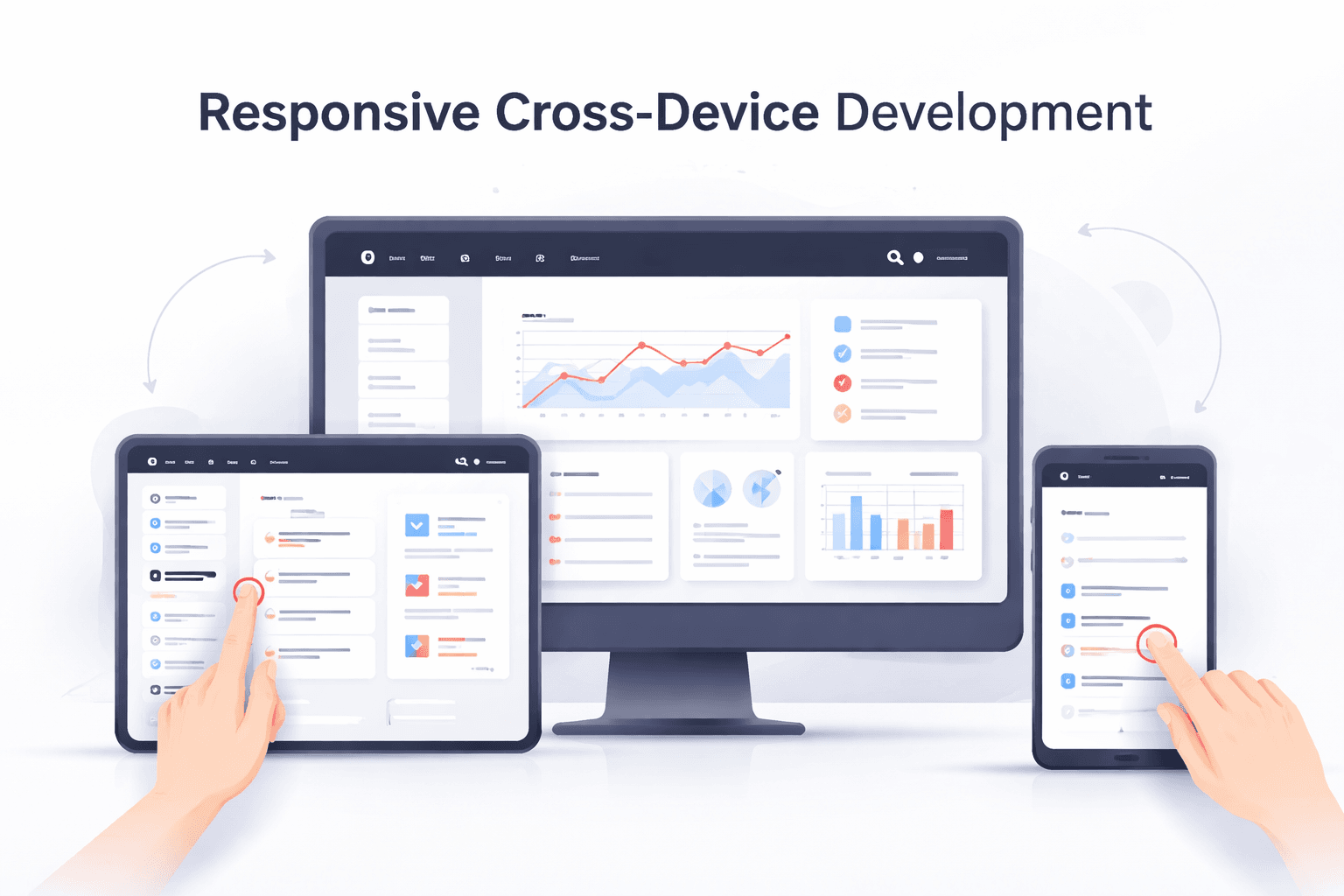 Responsive Cross-Device Development for website development services in UAE